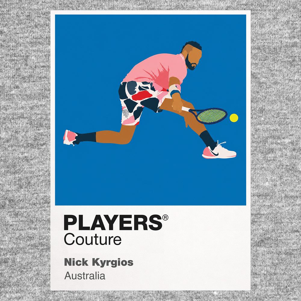 Nick Kyrgios Tennis Icon Frame Men's Hoodie