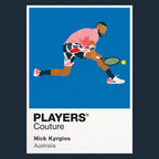 Nick Kyrgios Tennis Icon Frame Men's Hoodie