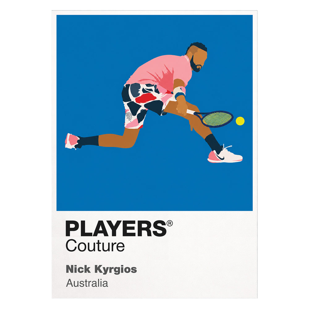 Nick Kyrgios Tennis Icon Frame Men's Hoodie
