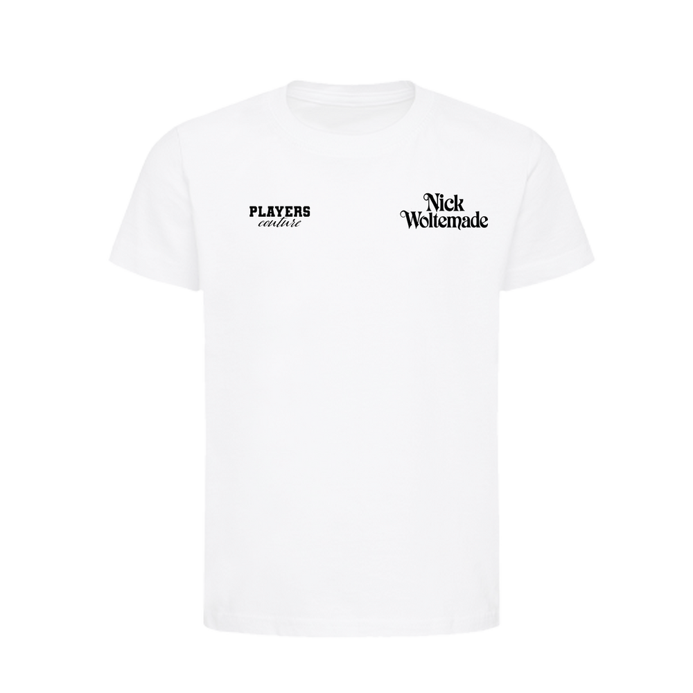 Nick Woltemade Logo Players Couture Kids T-Shirt White