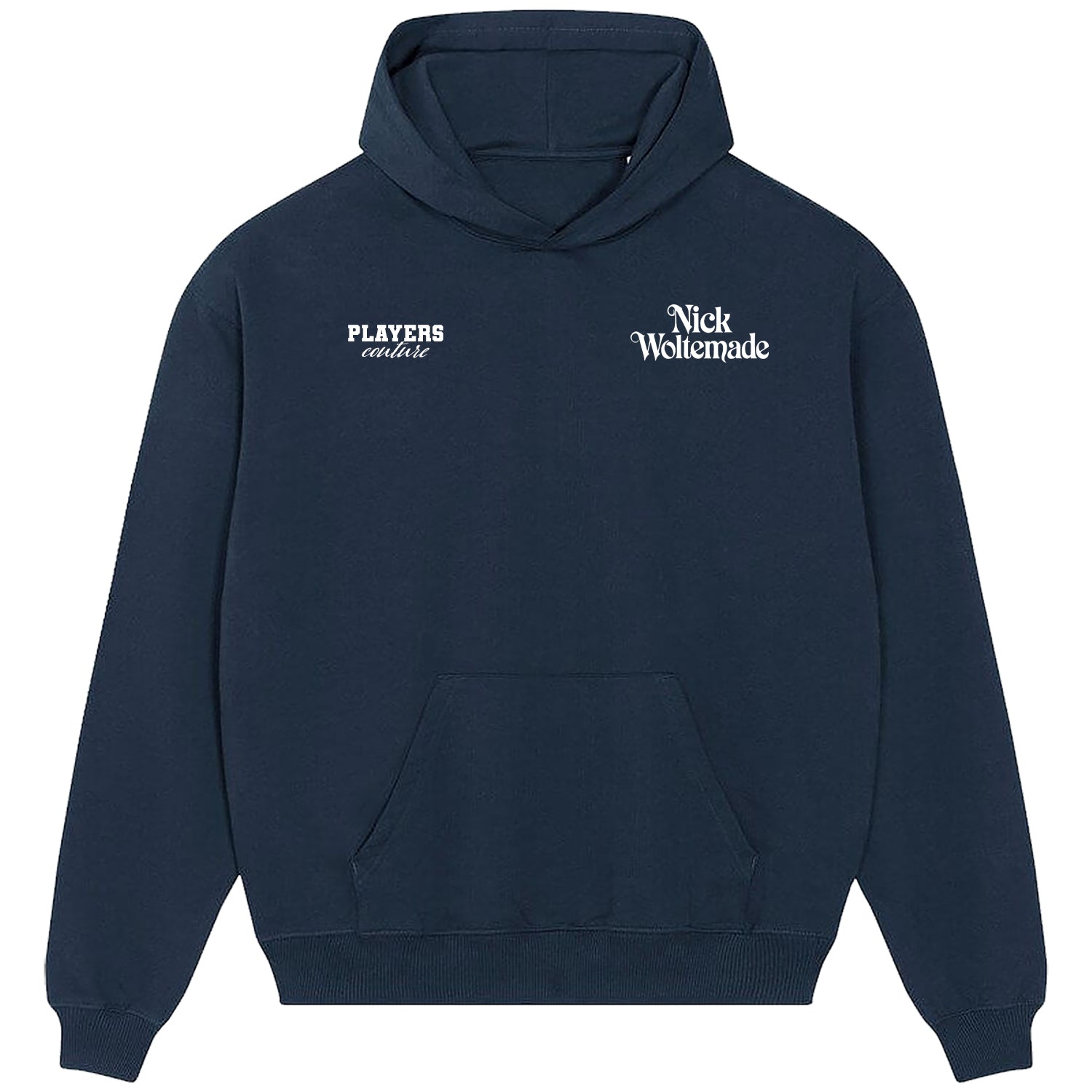 Nick Woltemade Logo Players Couture Men's Casual Hoodie Navy
