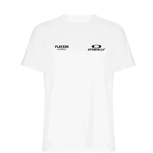 Nico O'Reilly t-shirt – white men's t-shirt featuring the Nico O'Reilly Players Couture logo