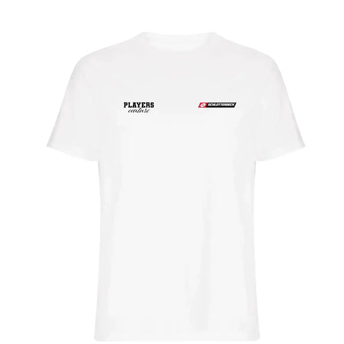 Nico Schlotterbeck t-shirt – white men's t-shirt featuring the Nico Schlotterbeck Players Couture logo