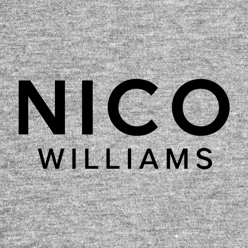 Nico Williams Logo Players Couture Men's T-Shirt Gray