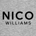 Nico Williams Logo Players Couture Men's T-Shirt Gray