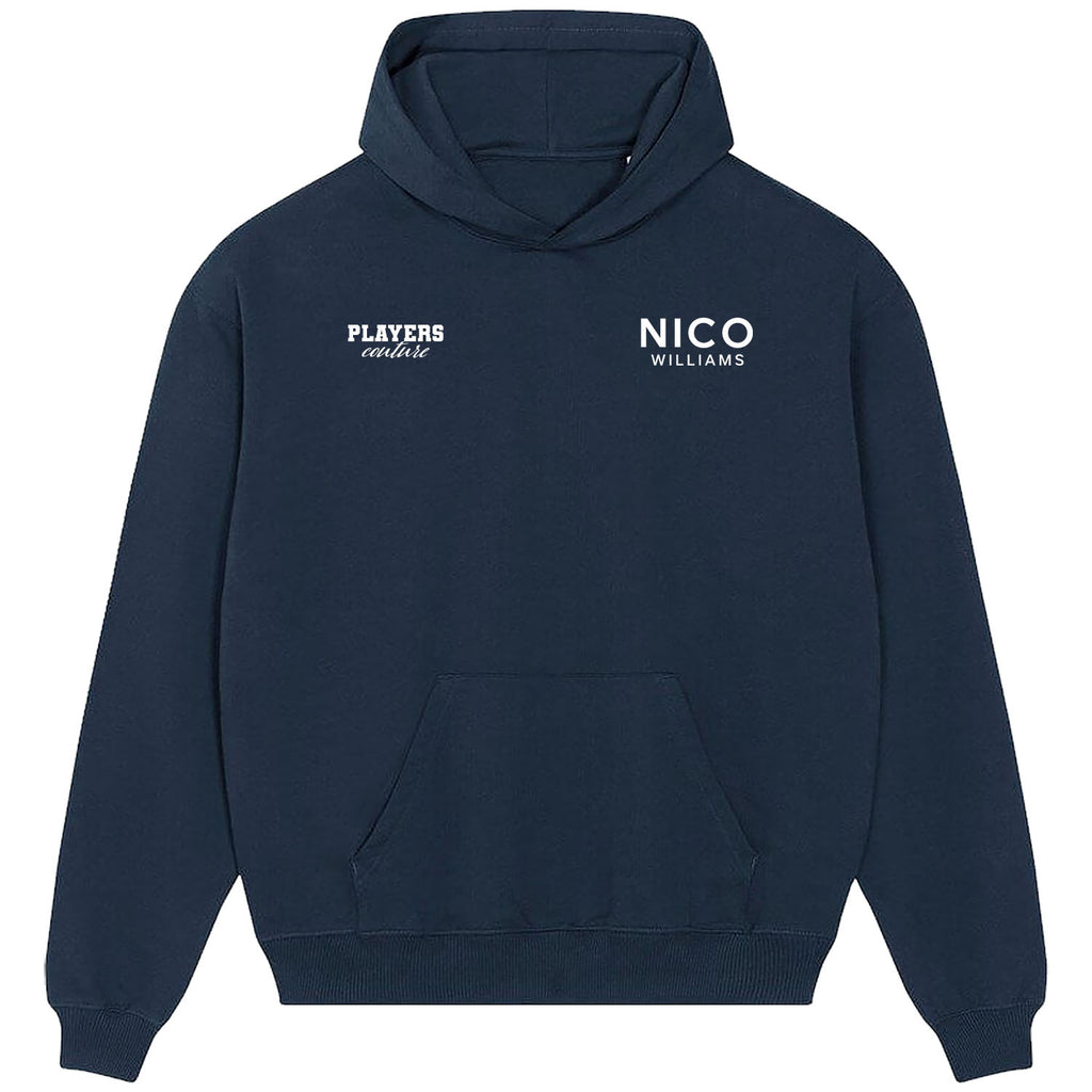 Nico Williams Logo Players Couture Men's Casual Hoodie Navy