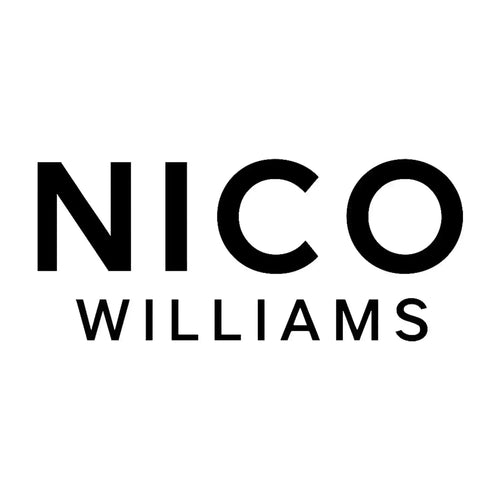 Nico Williams Logo Men's T-Shirt – white close-up detail shot of the Nico Williams Players Couture logo design