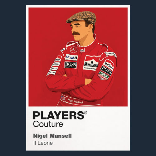 Nigel Mansell Formula 1 hoodie – navy view