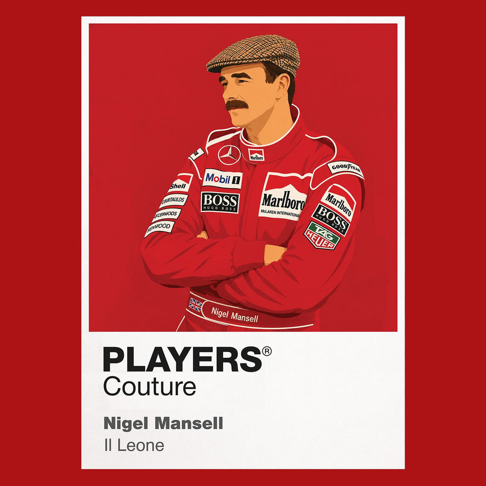 Nigel Mansell Formula 1 hoodie – red view