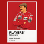 Nigel Mansell Formula 1 T-shirt – red view