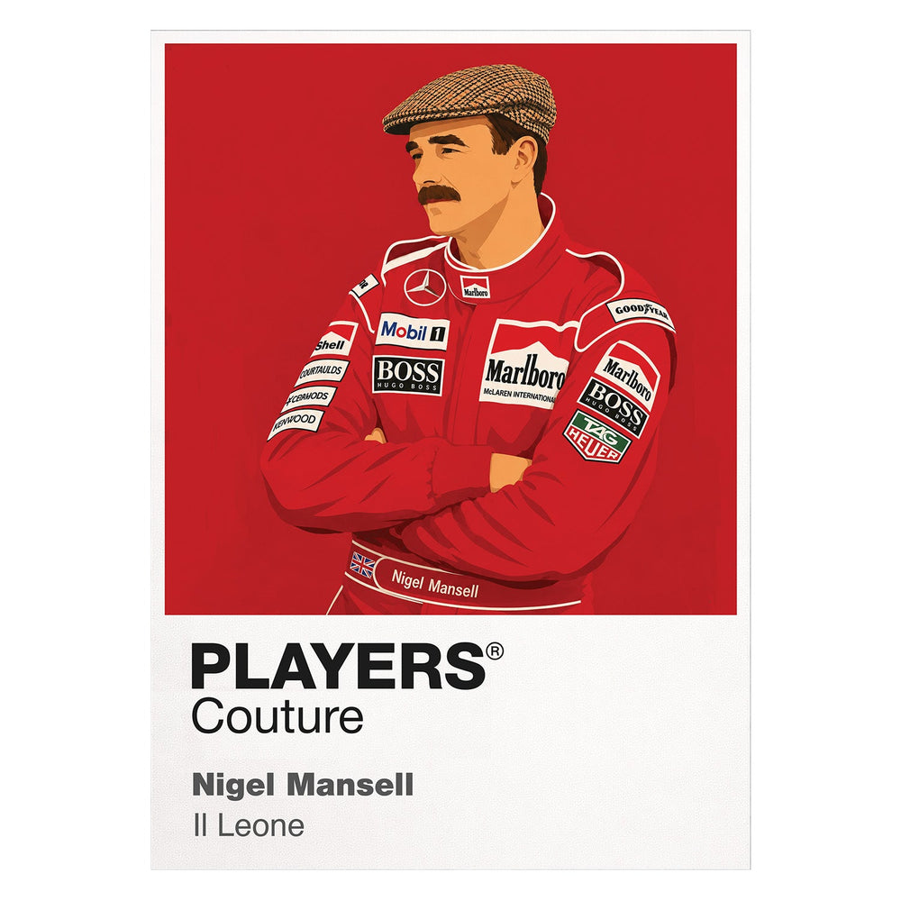 Nigel Mansell Formula 1 T-shirt – white view