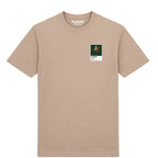 Nijinsky horse racing T-shirt – mens desert sand tshirt view