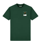 Nijinsky horse racing T-shirt – mens forest green tshirt view