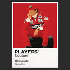Niki Lauda Superrat Formula 1 T-shirt – black view