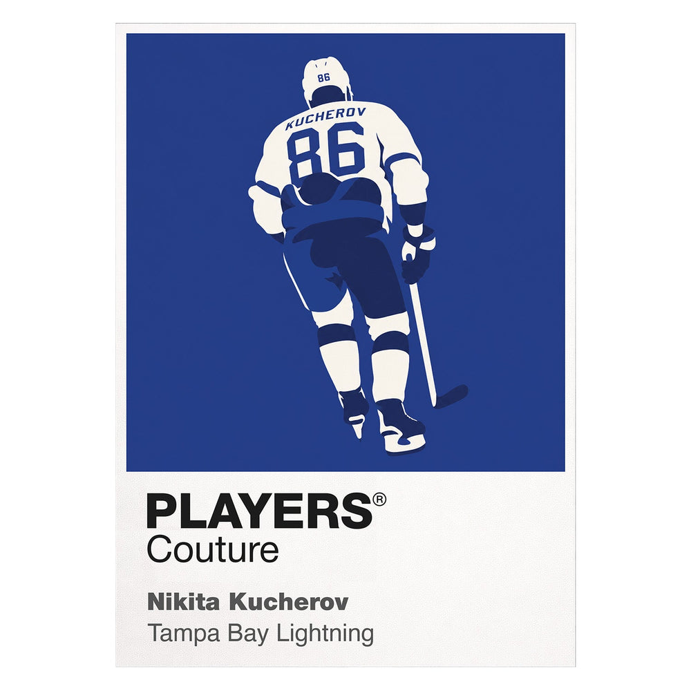 Nikita Kucherov Lightning Ice Hockey Icon Frame Men's T-Shirt – image 1