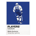 Nikita Kucherov Lightning Ice Hockey Icon Frame Men's T-Shirt – image 1