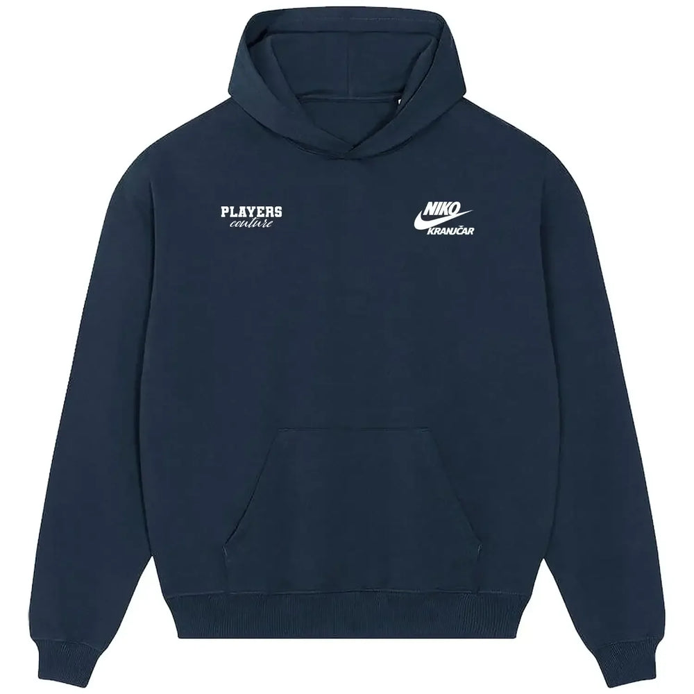 Niko Kranjcar hoodie – navy men's hoodie featuring the Niko Kranjcar Players Couture logo