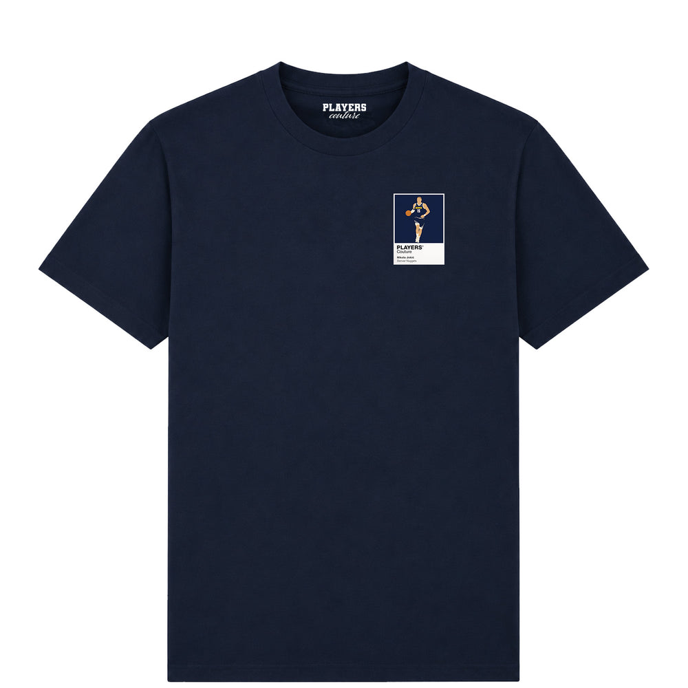 Nikola Jokic Nuggets Basketball Icon Frame Men's T-Shirt