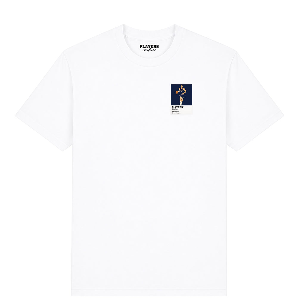 Nikola Jokic Nuggets Basketball Icon Frame Men's T-Shirt