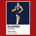 Nikola Jokic Nuggets Basketball Icon Frame Men's T-Shirt