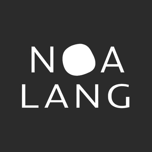 Noa Lang Logo Men's Hoodie – black close-up detail shot of the Noa Lang Players Couture logo design