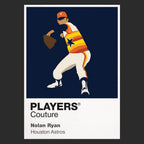 Nolan Ryan Astros Baseball Icon Frame Men's Hoodie