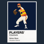 Nolan Ryan Astros Baseball Icon Frame Men's Hoodie