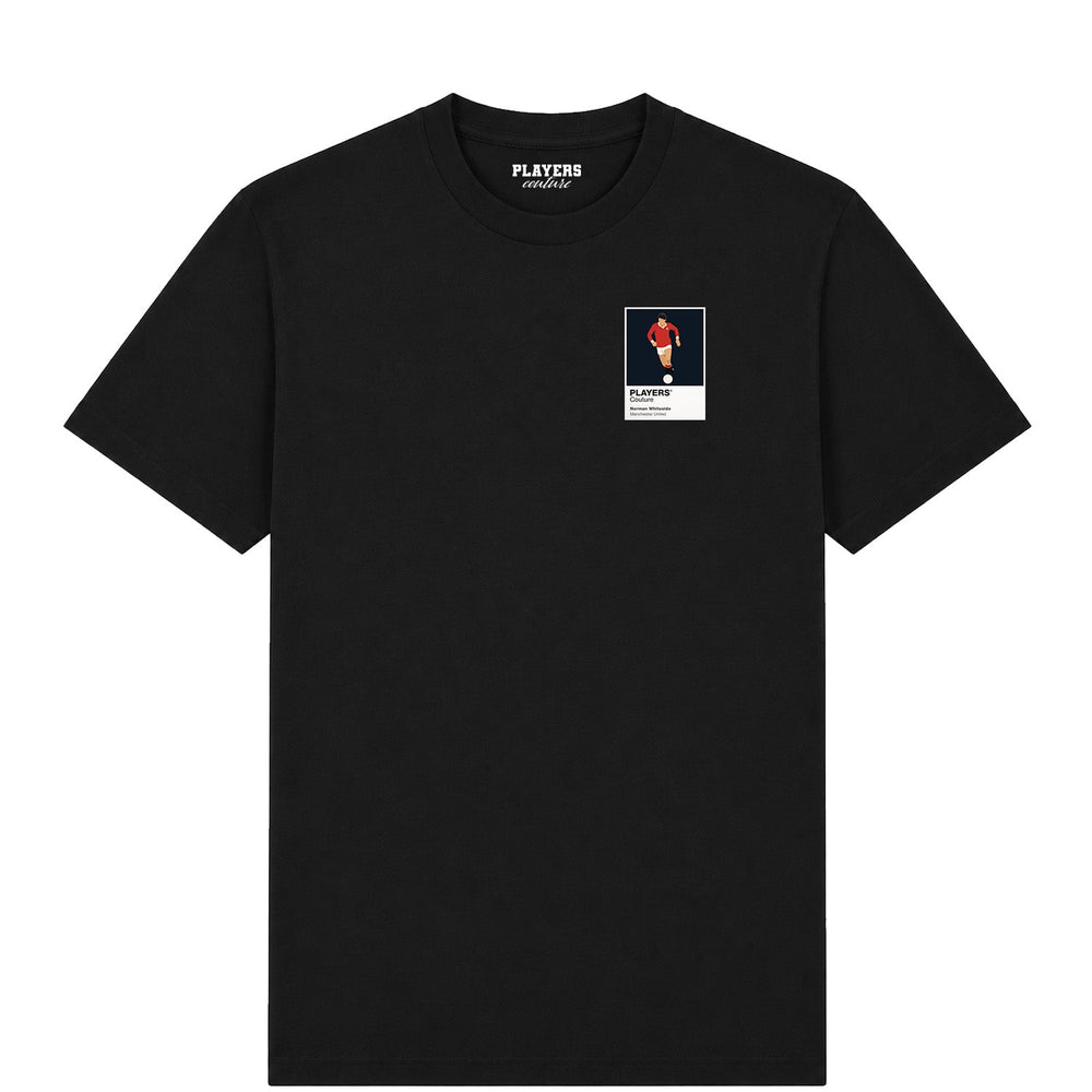 Norman Whiteside Manchester United Men's T-Shirt - Black