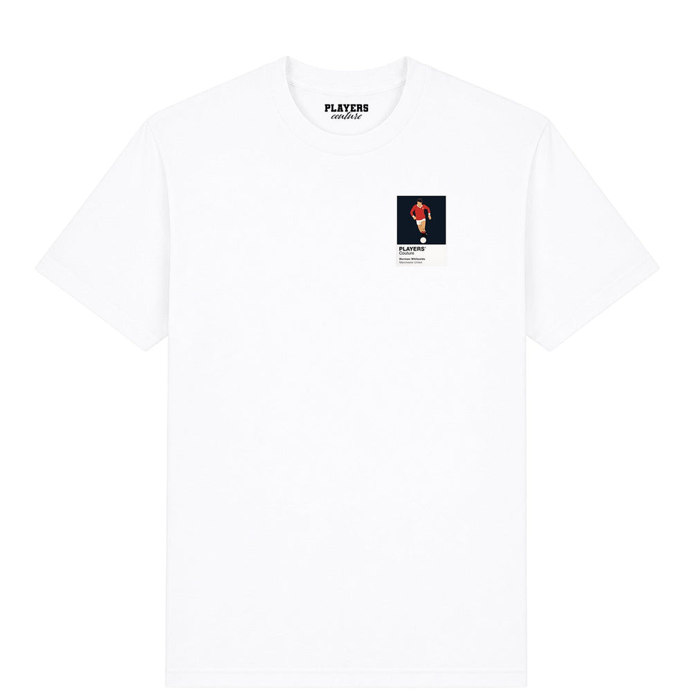Norman Whiteside Manchester United Men's T-Shirt - White