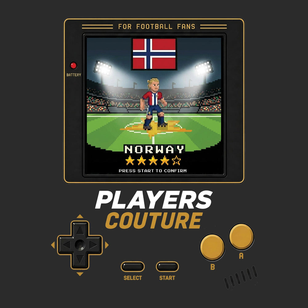 Norway World Cup 8-Bit Kids Hoodie retro gaming football design by Players Couture