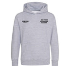 Not From Liverpool Madame hoodie – grey kids' hoodie featuring the Not From Liverpool Madame Players Couture logo