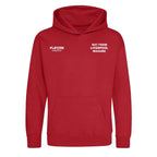 Not From Liverpool Madame hoodie – red kids' hoodie featuring the Not From Liverpool Madame Players Couture logo