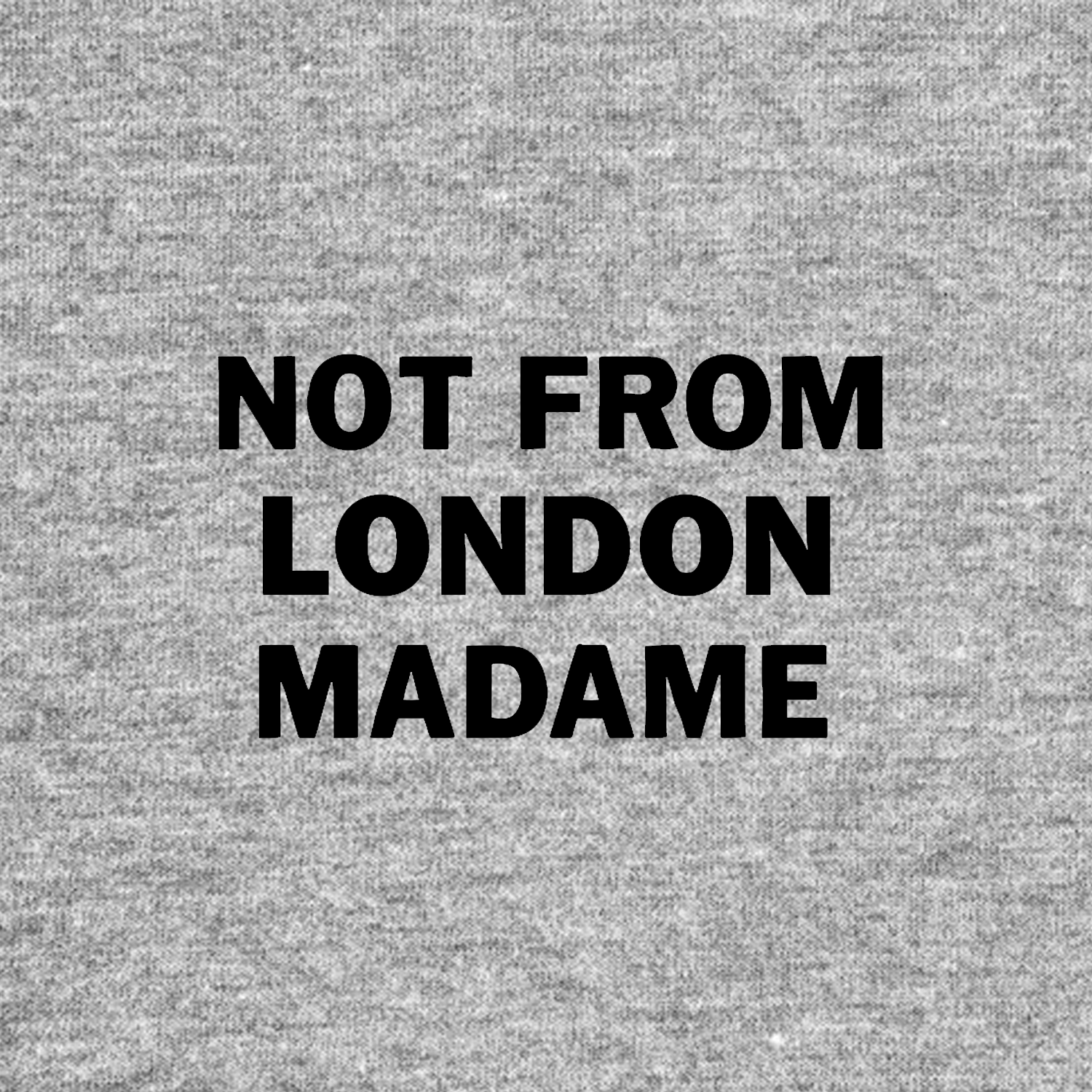 Not From London Madame Toy Logo Players Couture Mens T-Shirt