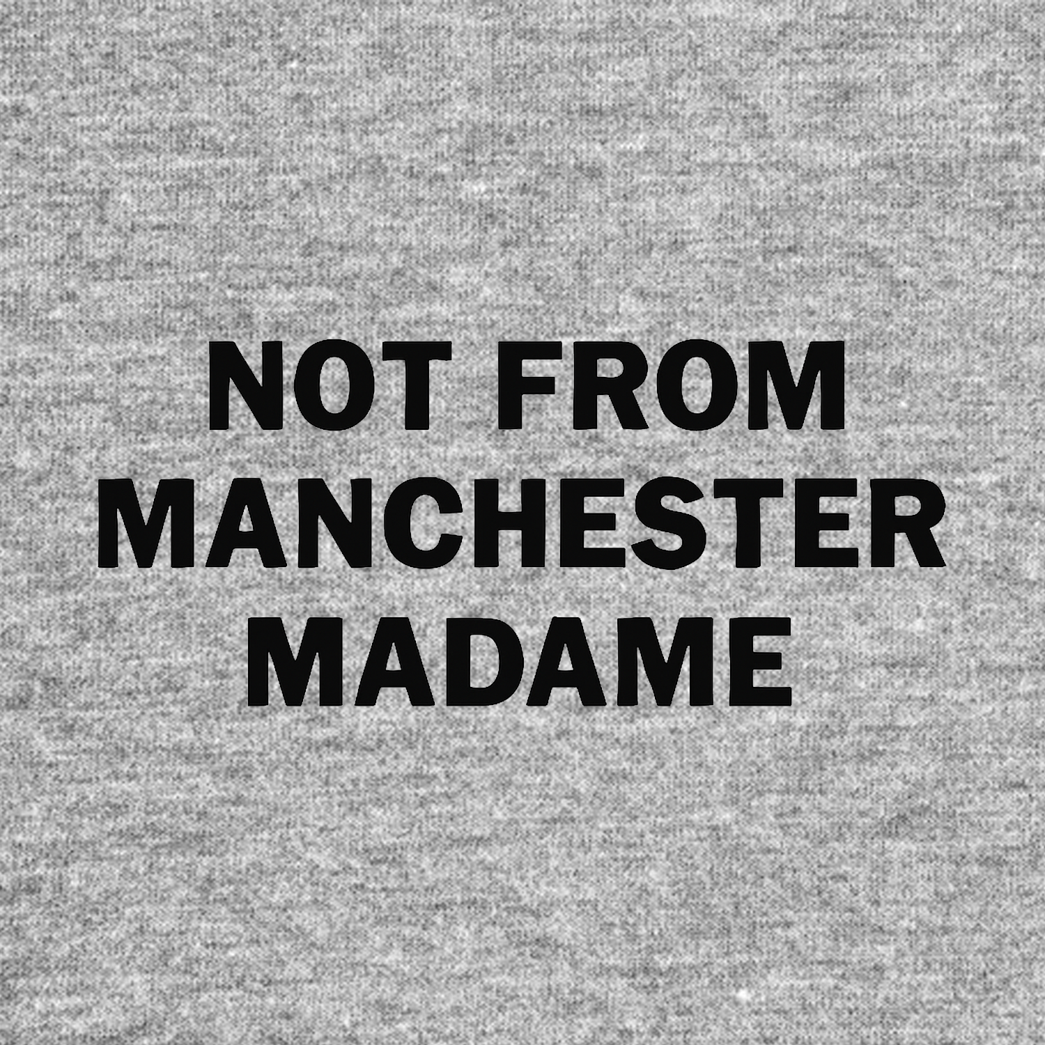 Not From Manchester Madame Toy Logo Players Couture Mens T-Shirt