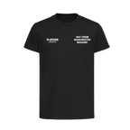Not From Manchester Madame t-shirt – black kids' t-shirt featuring the Not From Manchester Madame Players Couture logo