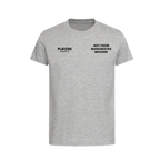 Not From Manchester Madame t-shirt – grey kids' t-shirt featuring the Not From Manchester Madame Players Couture logo
