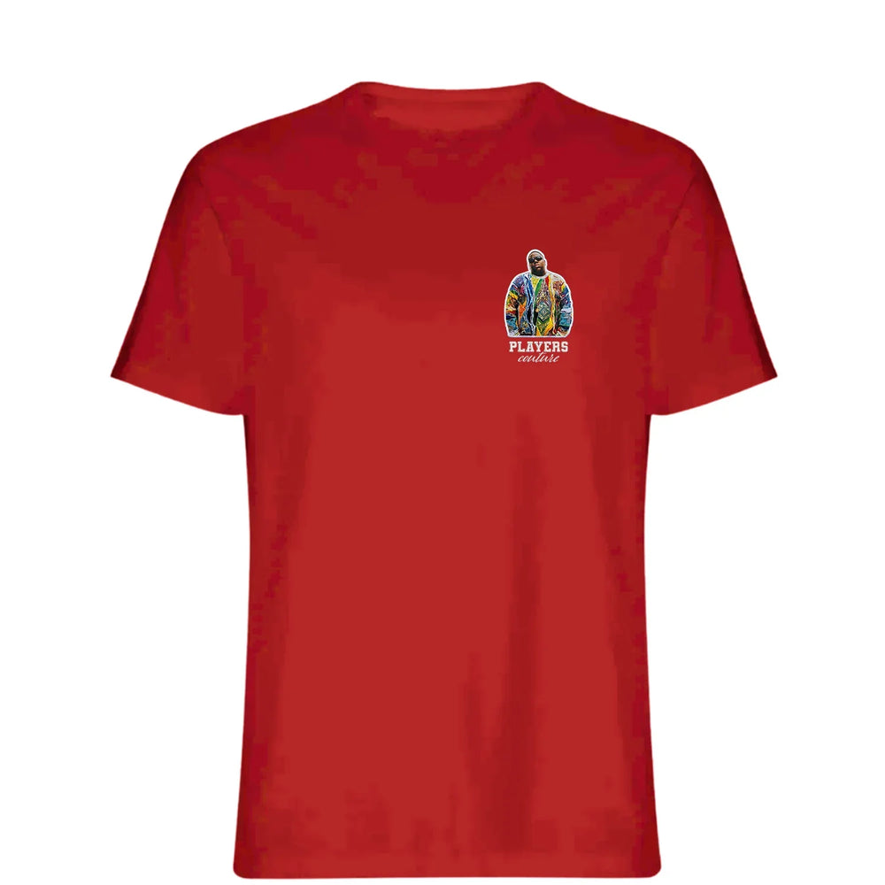 Notorious B.I.G. t-shirt – white men's t-shirt featuring the Notorious B.I.G. Players Couture logo