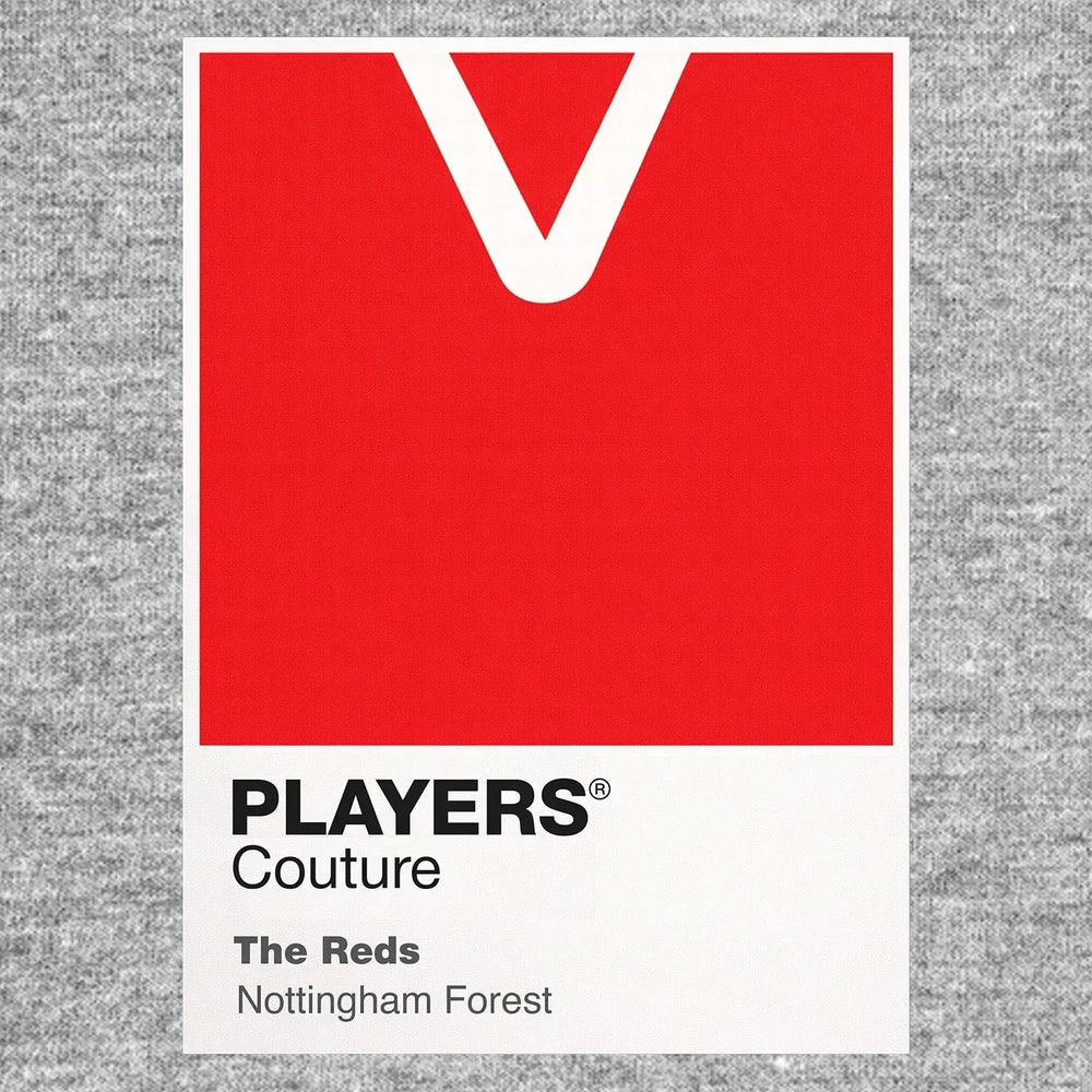 Nottingham Forest Classic Football Shirt Colours Frame Men's T-Shirt – forest close-up detail shot of the Nottingham Forest