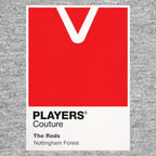 Nottingham Forest Classic Football Shirt Colours Frame Men's T-Shirt – forest close-up detail shot of the Nottingham Forest