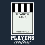 Notts County hoodie – navy men's hoodie with white Notts County letters and Players Couture logo on the chest