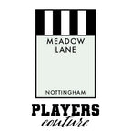 Notts County Monopoly Card hoodie – white men's hoodie with black Notts County Monopoly Card letters and Players Couture