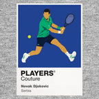 Novak Djokovic Tennis Icon Frame Men's T-Shirt