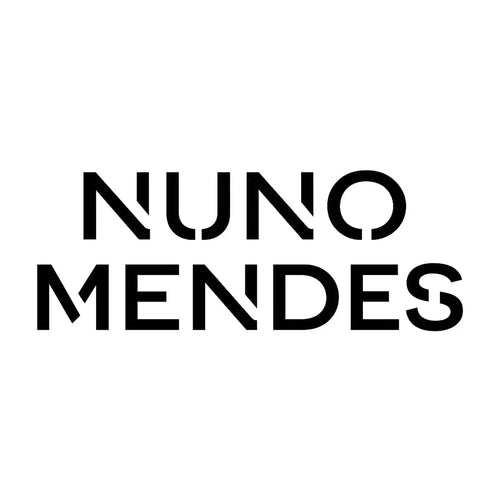Nuno Mendes Logo Men's T-Shirt – close-up detail shot of the Nuno Mendes Players Couture logo design