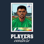Nwankwo Kanu World Cup Sticker Kids Hoodie – nwanko kanu navy Players Couture design