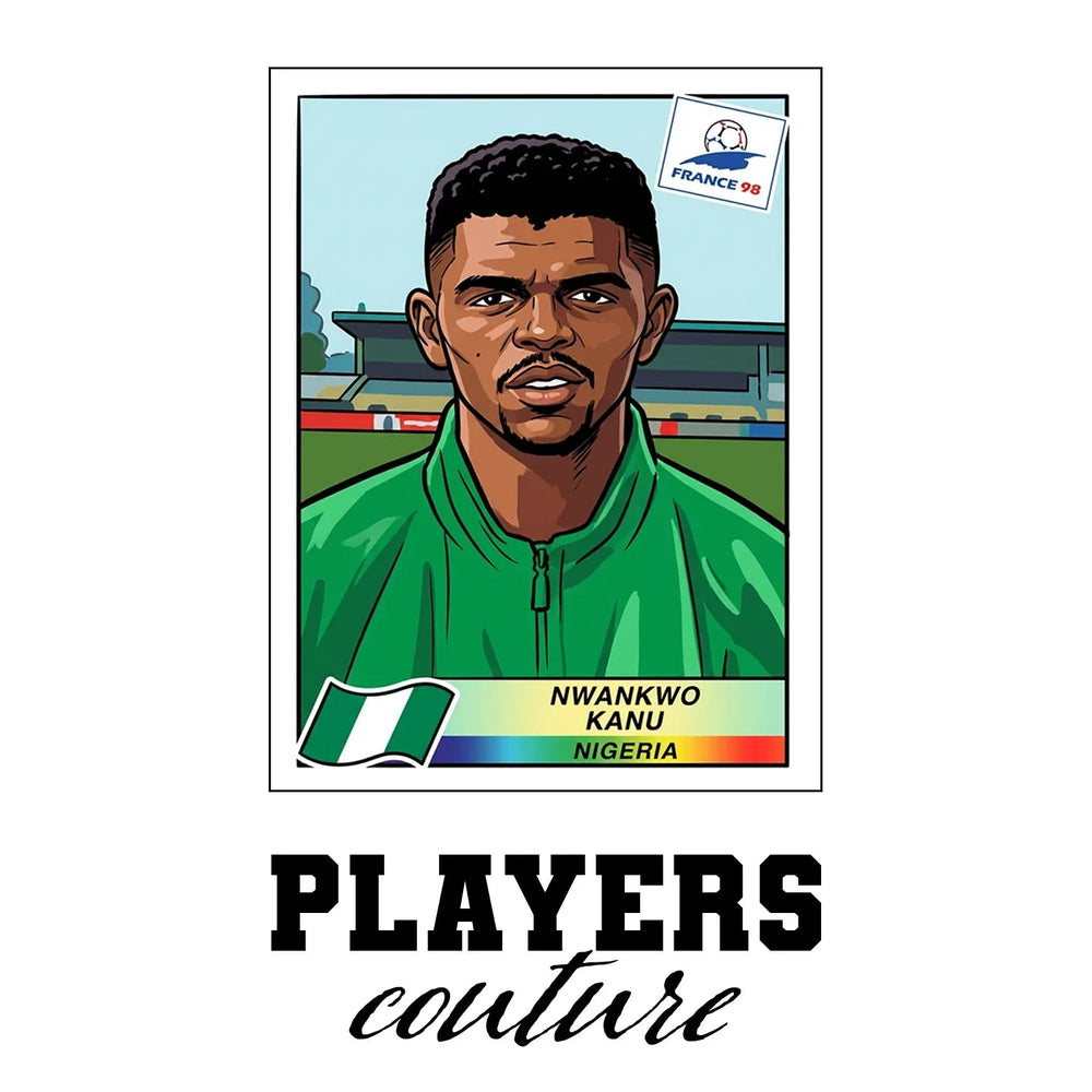 Nwankwo Kanu World Cup Sticker Men's Hoodie – nwanko kanu white Players Couture design