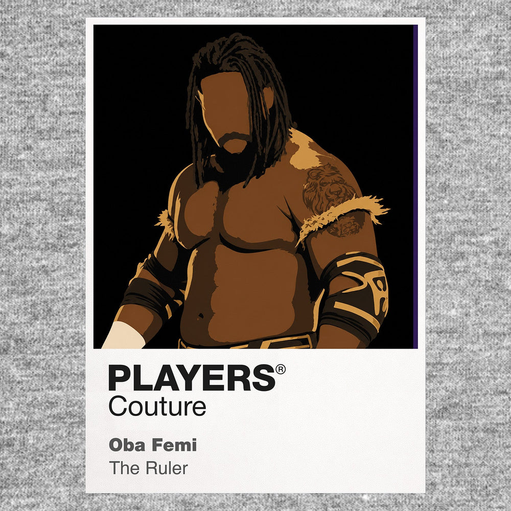 Oba Femi Wrestling Icon Frame Men's T-Shirt