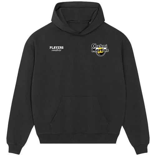 Obafemi Martins hoodie – black men's hoodie featuring the Obafemi Martins Players Couture logo