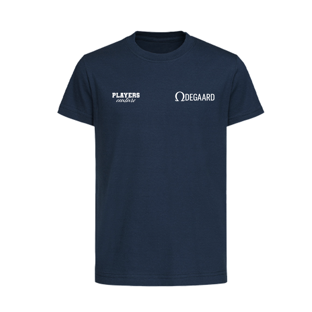 Martin Odegaard Logo Players Couture Kids T-Shirt Navy