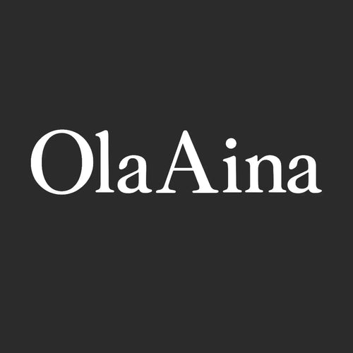 Ola Aina Logo Men's T-Shirt – black close-up detail shot of the Ola Aina Players Couture logo design