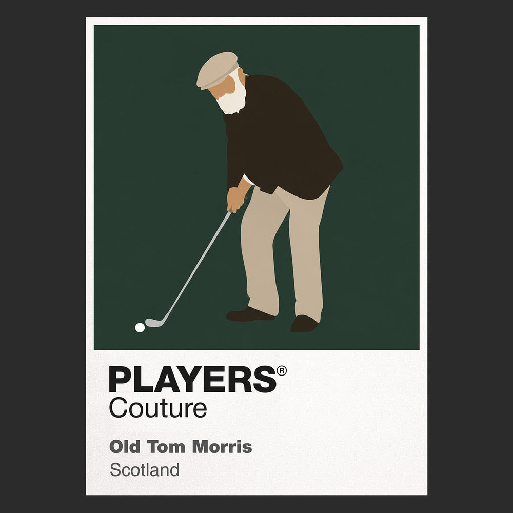 Old Tom Morris Golf Icon Frame Men's Polo Shirt